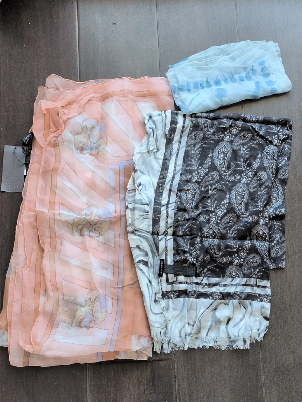 Alexander McQueen, All saints, Harrods Three-Scarf Bundle - Picture 1 of 13